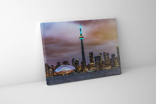 Wall Art The CN Tower, Roger Center and Lake Ontario