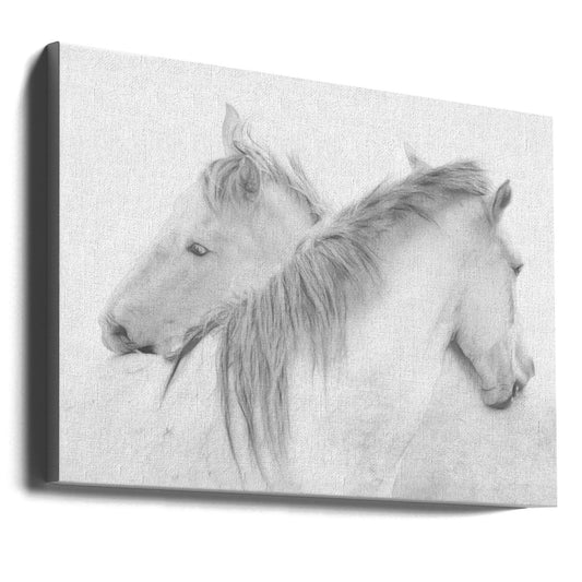 Affection 72''x 36'' — gallery-wrapped canvas angled view