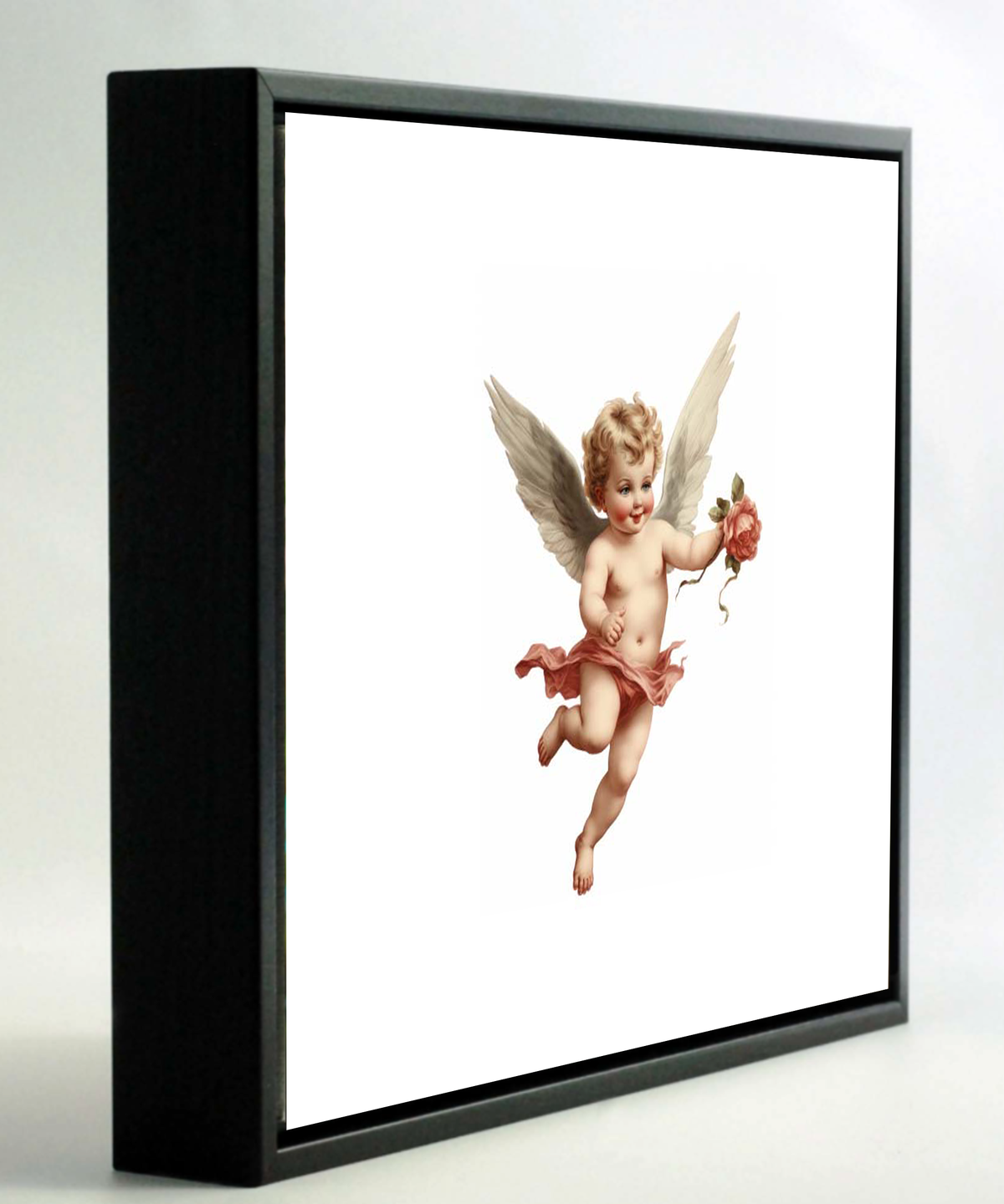 Canvas Print -Set of 4 Framed (Black) Tabletop