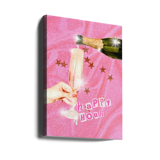 Bubbly Celebration by Athene Fritsch — gallery-wrapped canvas angled view