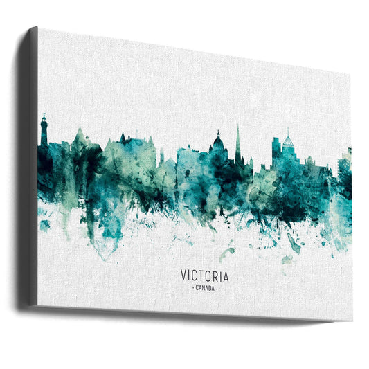 Wall art Victoria Canada Skyline