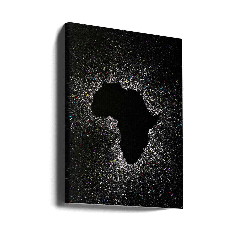 Wall art African eclipse effect