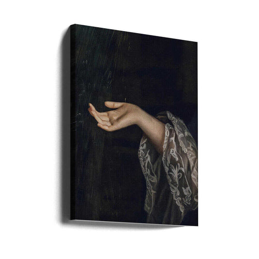 Detail Of Woman / Oil Painting by The Art Concept — gallery-wrapped canvas angled view