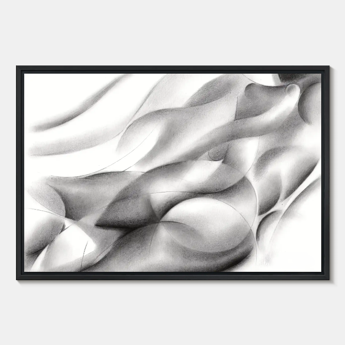 Corné Akkers "Roundism III" Framed 20in x 16in Canvas