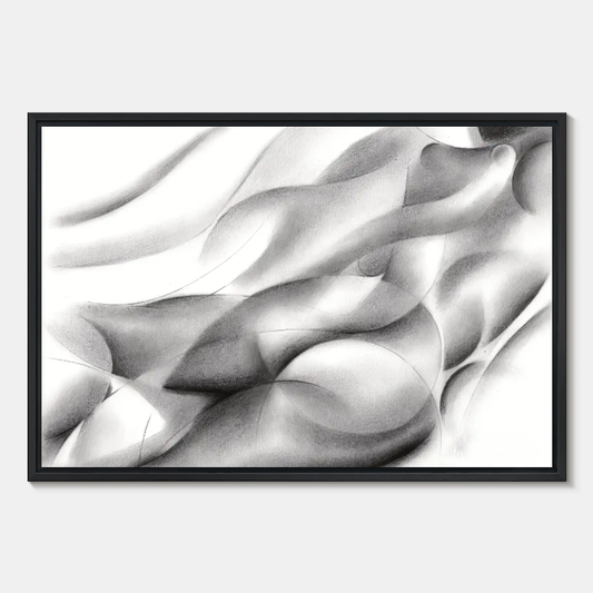 Corné Akkers "Roundism III" Framed 20in x 16in Canvas