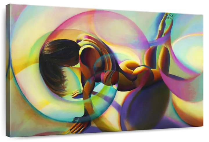 Corné Akkers "Roundism I" 20in x 16in Canvas Print