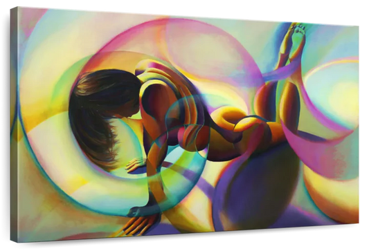 Corné Akkers "Roundism I" 20in x 16in Canvas Print