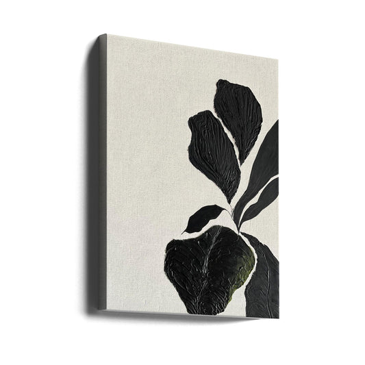 Floral Abstract 1 by Soniya Vijayakumar — gallery-wrapped canvas angled view