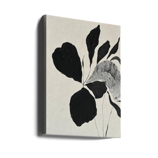 Floral Abstract 2 by Soniya Vijayakumar — gallery-wrapped canvas angled view