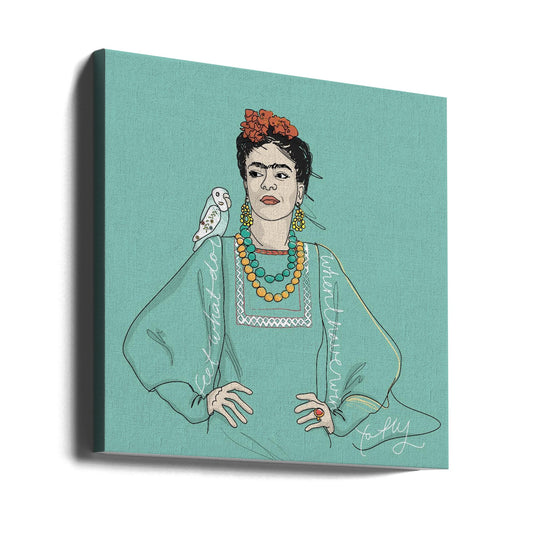 Frida by Christina Heitmann — gallery-wrapped canvas angled view