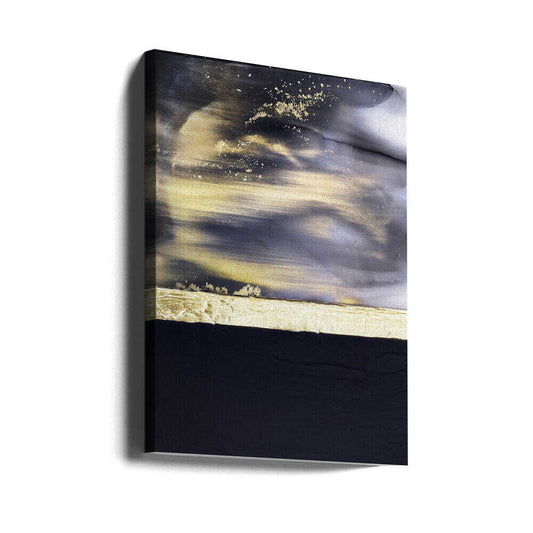 Gold Noir 2 by Alyson Storms — gallery-wrapped canvas angled view