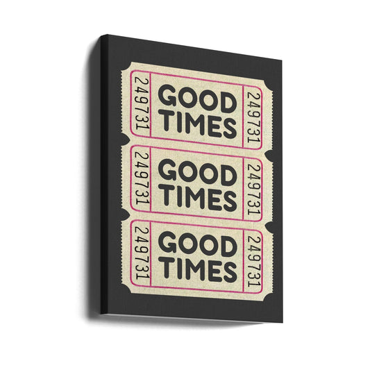 Good Times by Jolly and Dash — gallery-wrapped canvas angled view