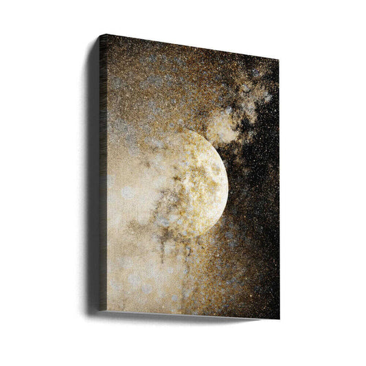 Honey Moon I by Gemma Bardot — gallery-wrapped canvas angled view