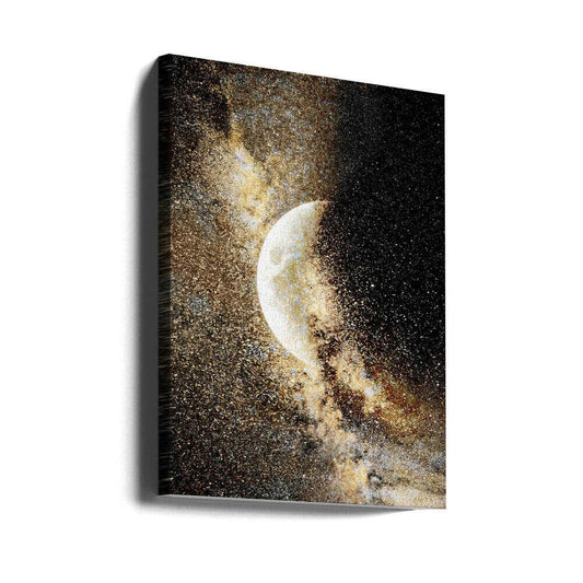Honey Moon III by Gemma Bardot — gallery-wrapped canvas angled view