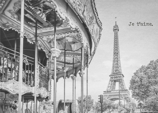 Je t’aime - Paris by Melanie Viola — artwork front view
