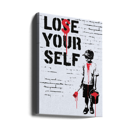 Lose Yourself by Dikhotomy — gallery-wrapped canvas angled view