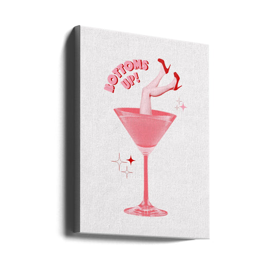 Martini Mischief by Athene Fritsch — gallery-wrapped canvas angled view