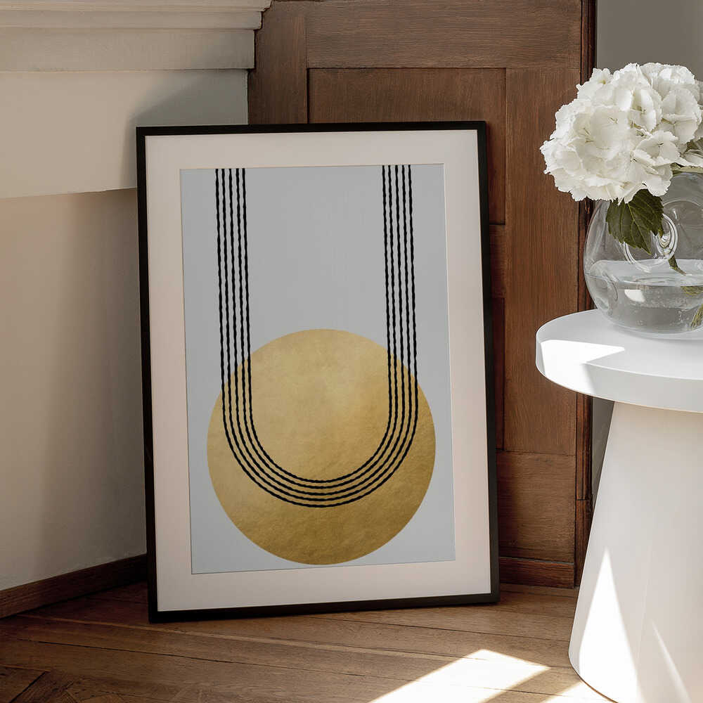 Wall art Gold balance