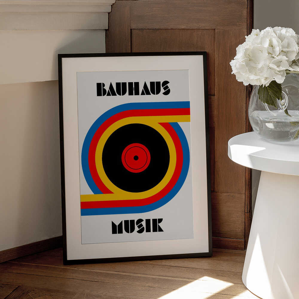 Wall art Bauhaus Musik Vinyl