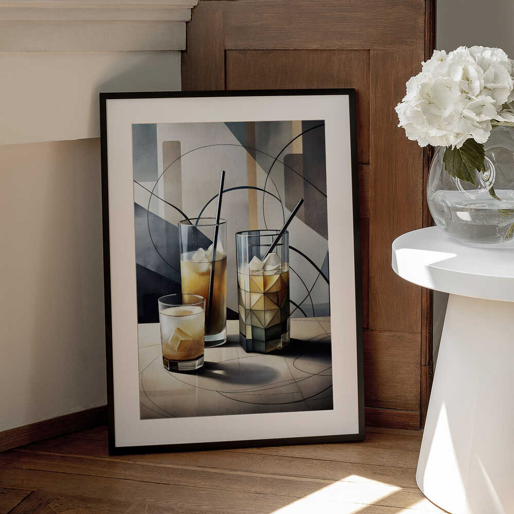 Wall art Cubist Cocktails