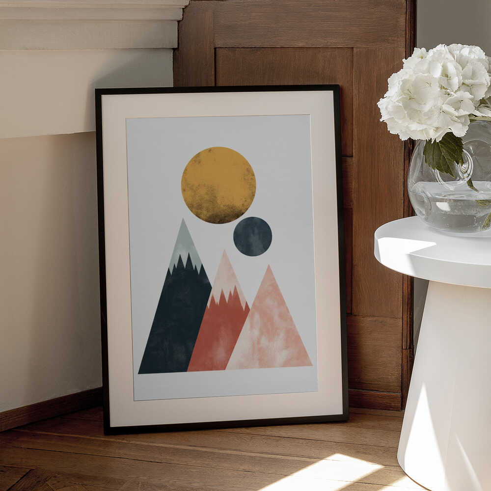 Wall art Two Moons