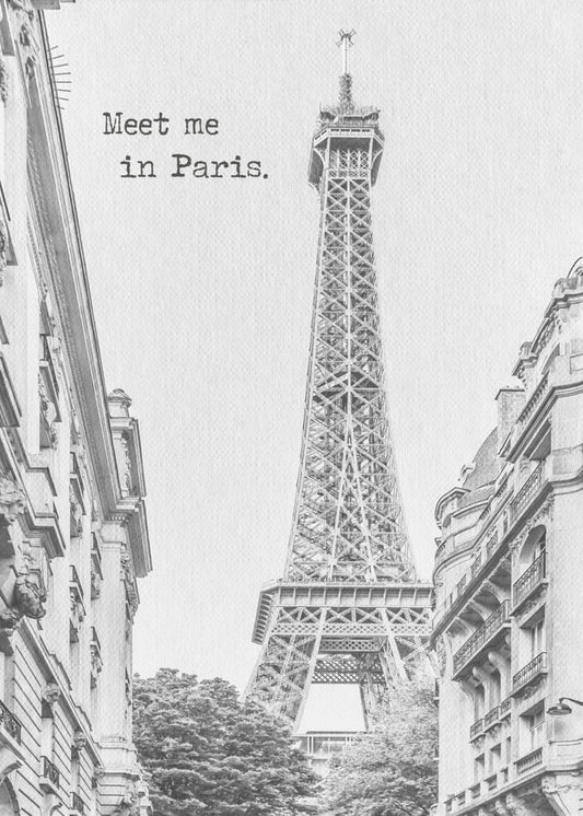 Meet me in Paris by Melanie Viola — artwork front view