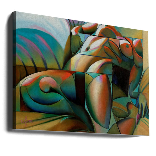 Neo Deco - 10-06-23 by Corné Akkers — gallery-wrapped canvas angled view