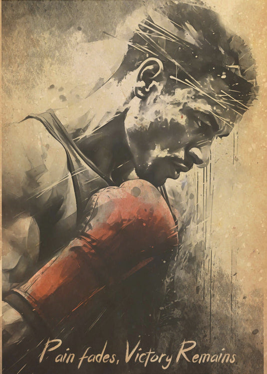 Pain Fades Victory Remains by Fadil Roze — artwork front view