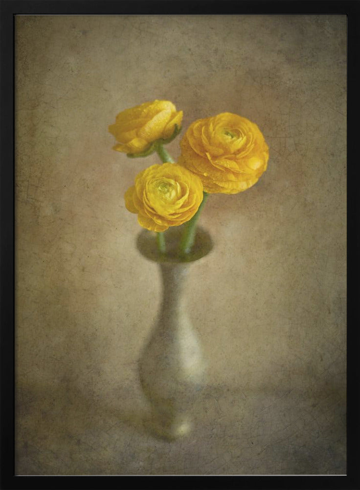  Yellow buttercups Wall Artwork Gallery Wrapped (Ready to Hang)
