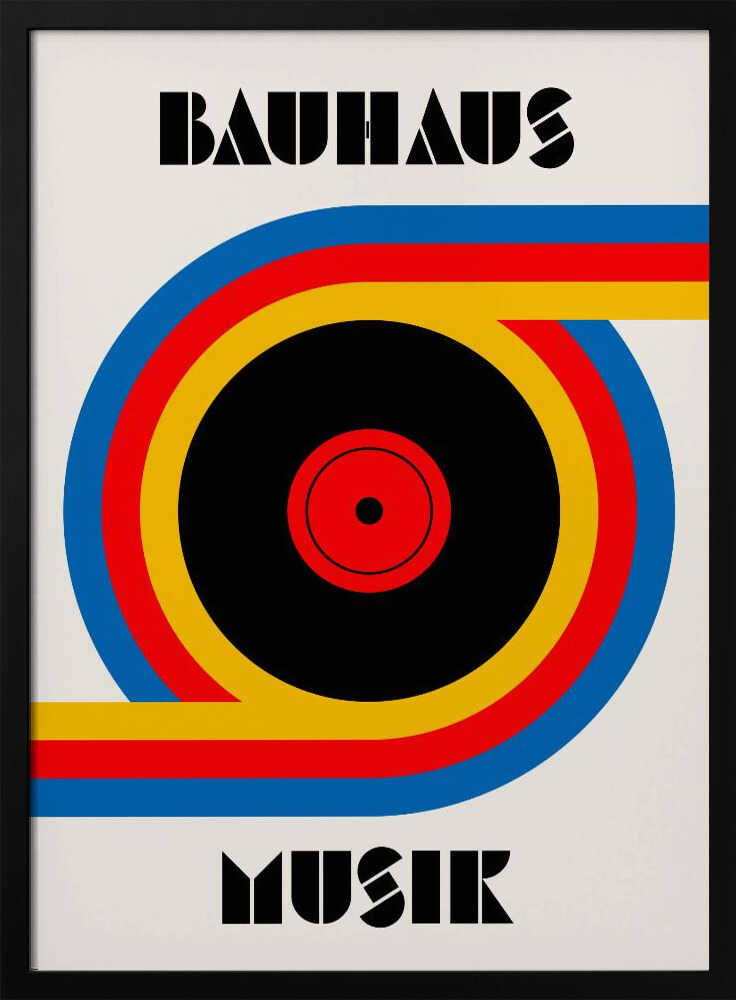 Wall art Bauhaus Musik Vinyl