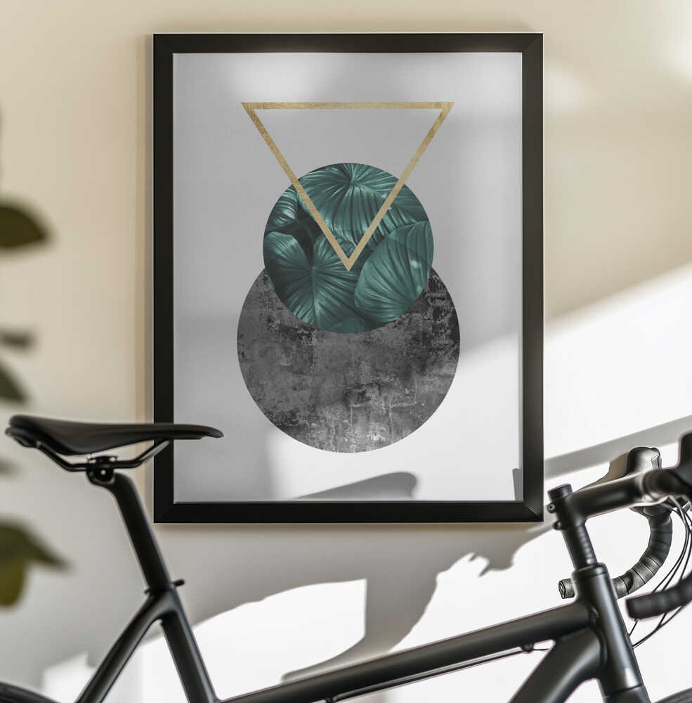 Wall art Botanical and geometric Shape