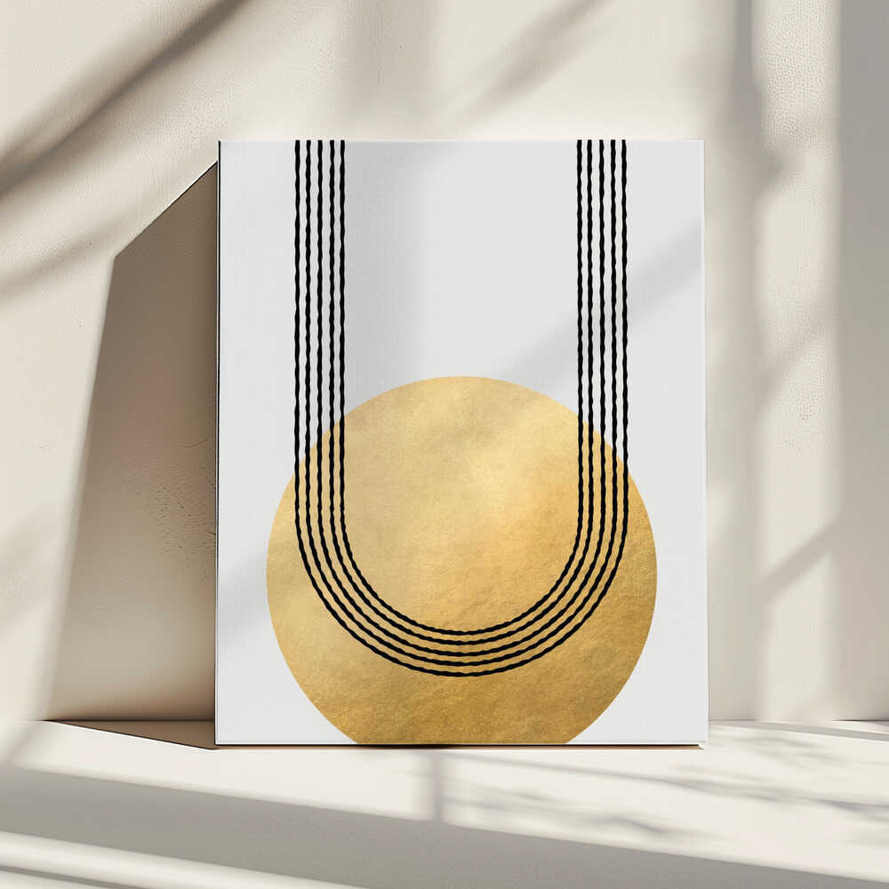 Wall art Gold balance