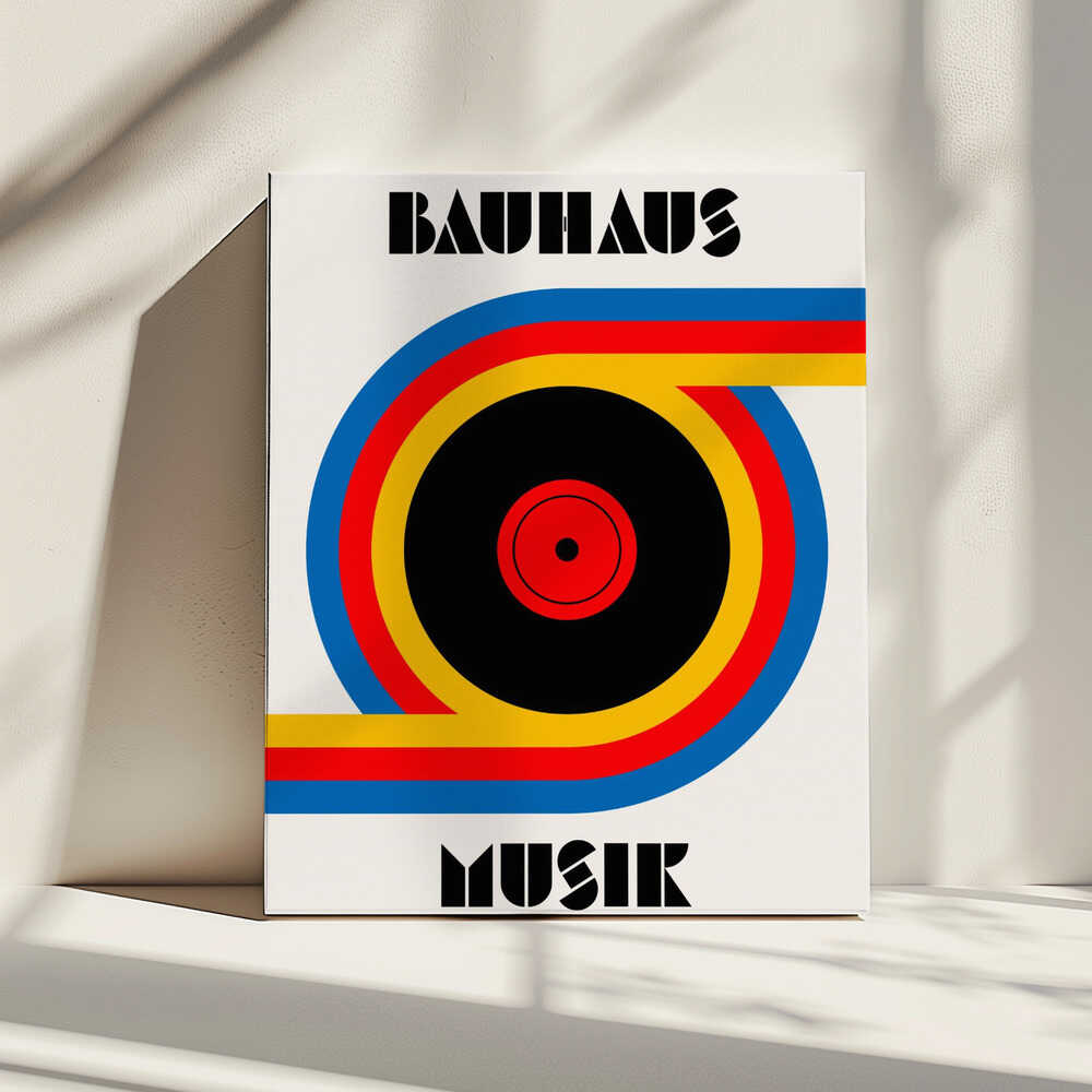 Wall art Bauhaus Musik Vinyl