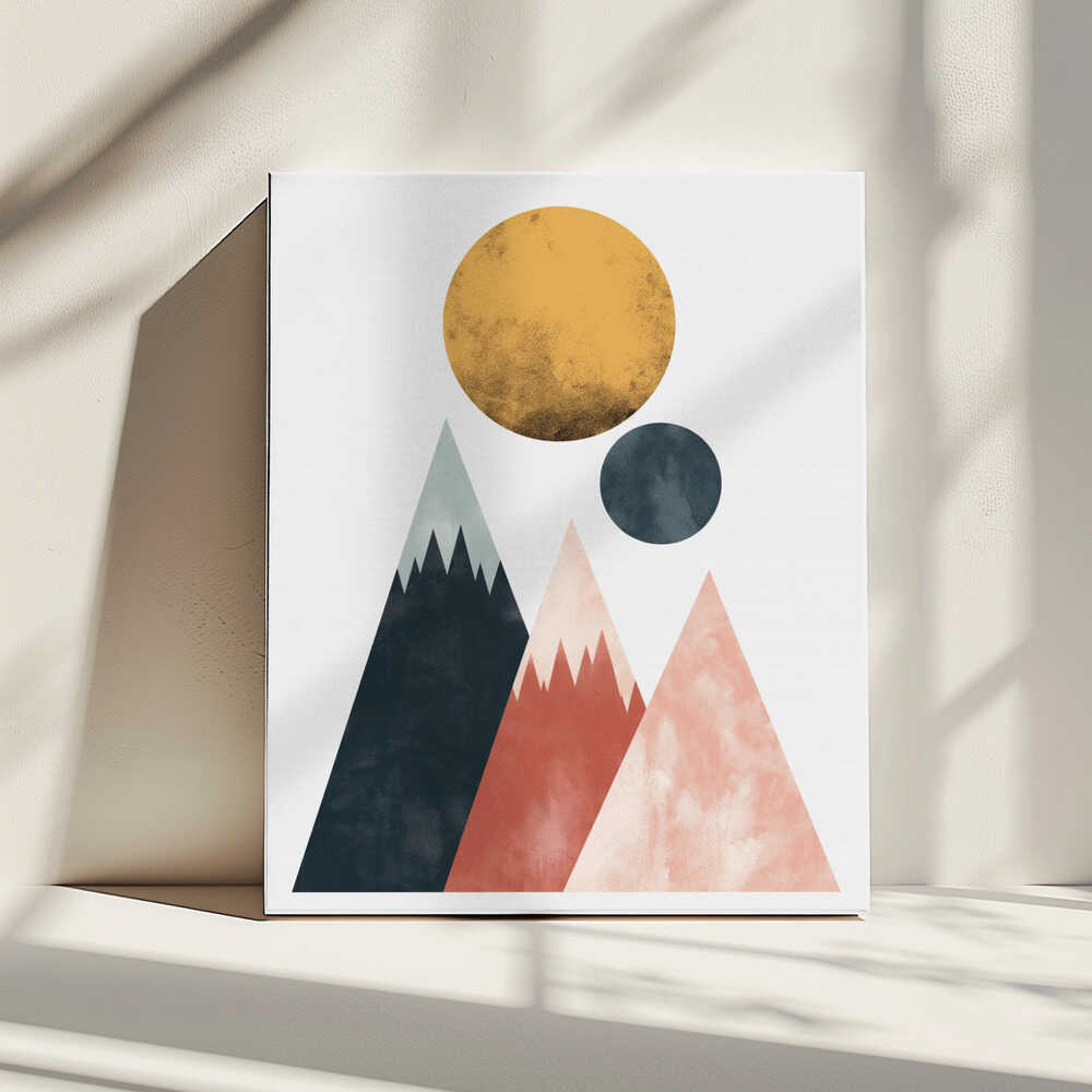 Wall art Two Moons