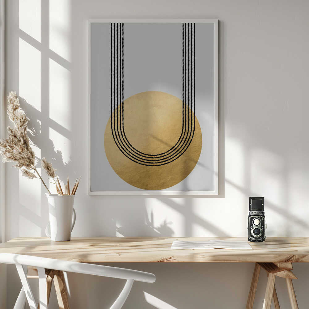 Wall art Gold balance