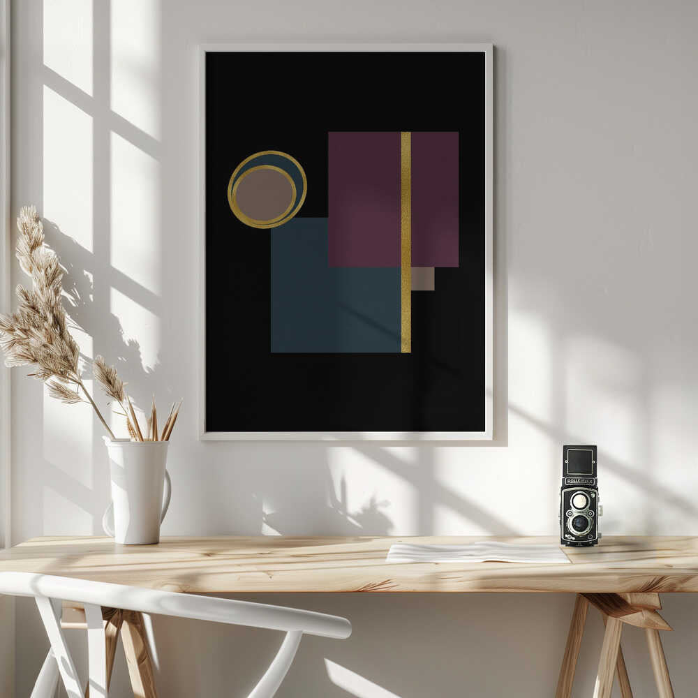 Wall art Squares and Circles Copy