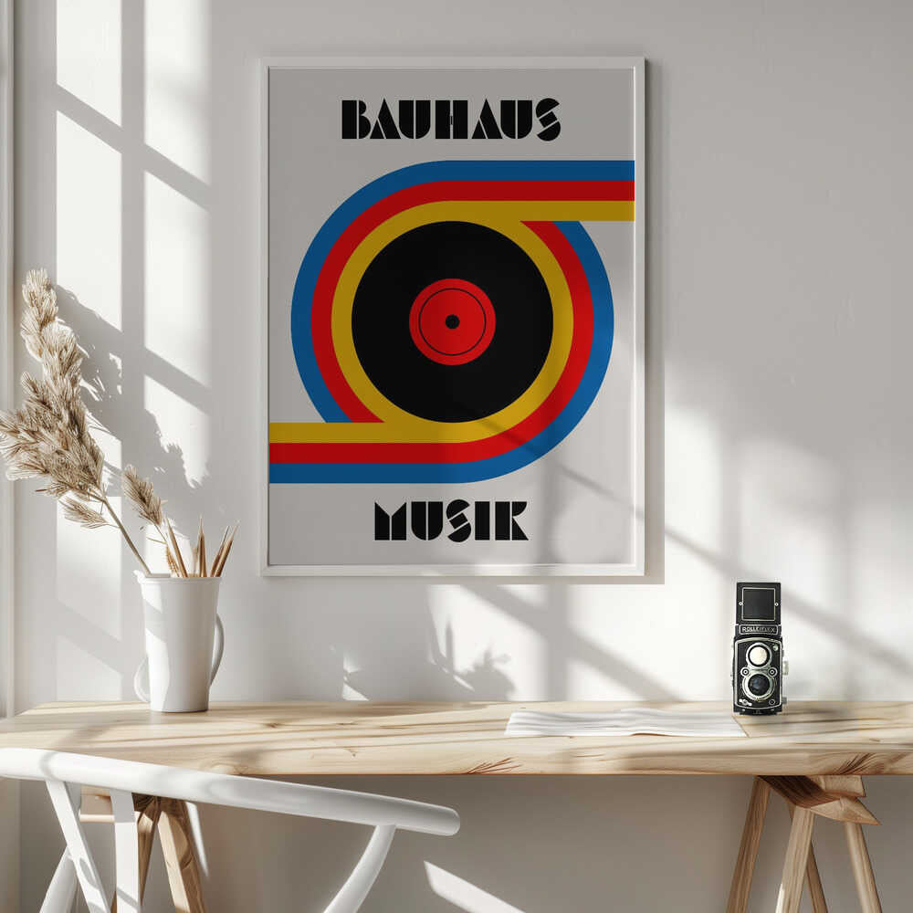 Wall art Bauhaus Musik Vinyl
