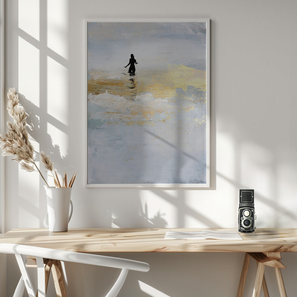 Abstract Art Canvas Print-wall-art-sun-dip-36X48