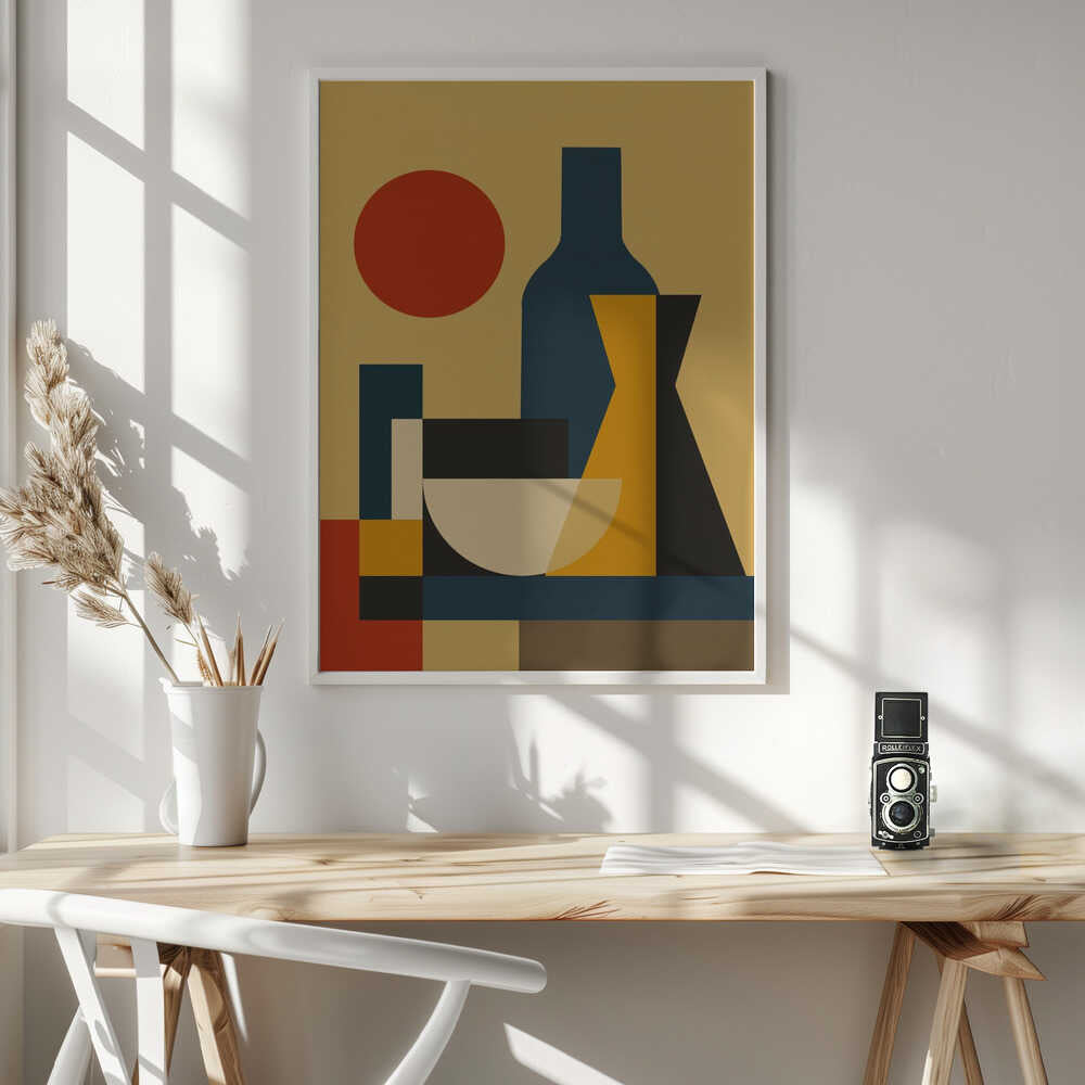 Wall art Geometric Still Life Composition 02