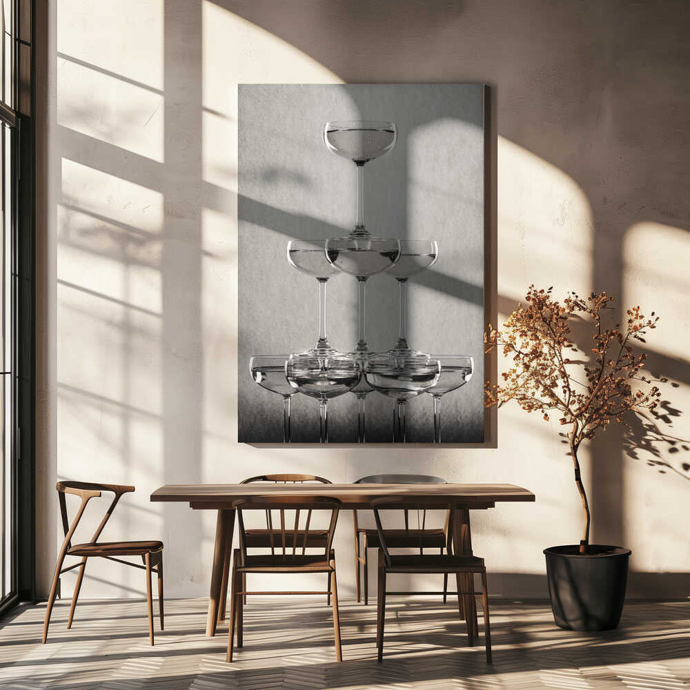 Wall art Champagne tower_9