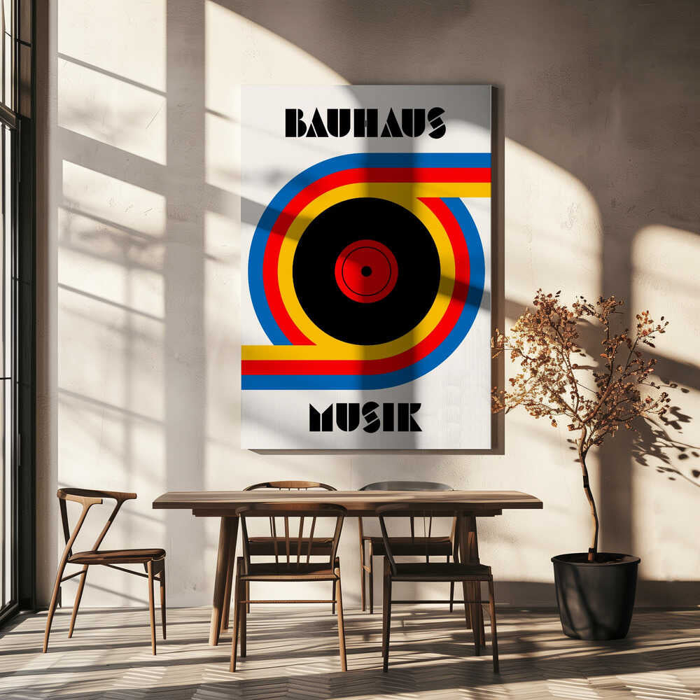 Wall art Bauhaus Musik Vinyl