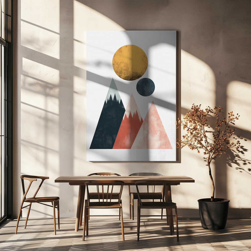 Wall art Two Moons