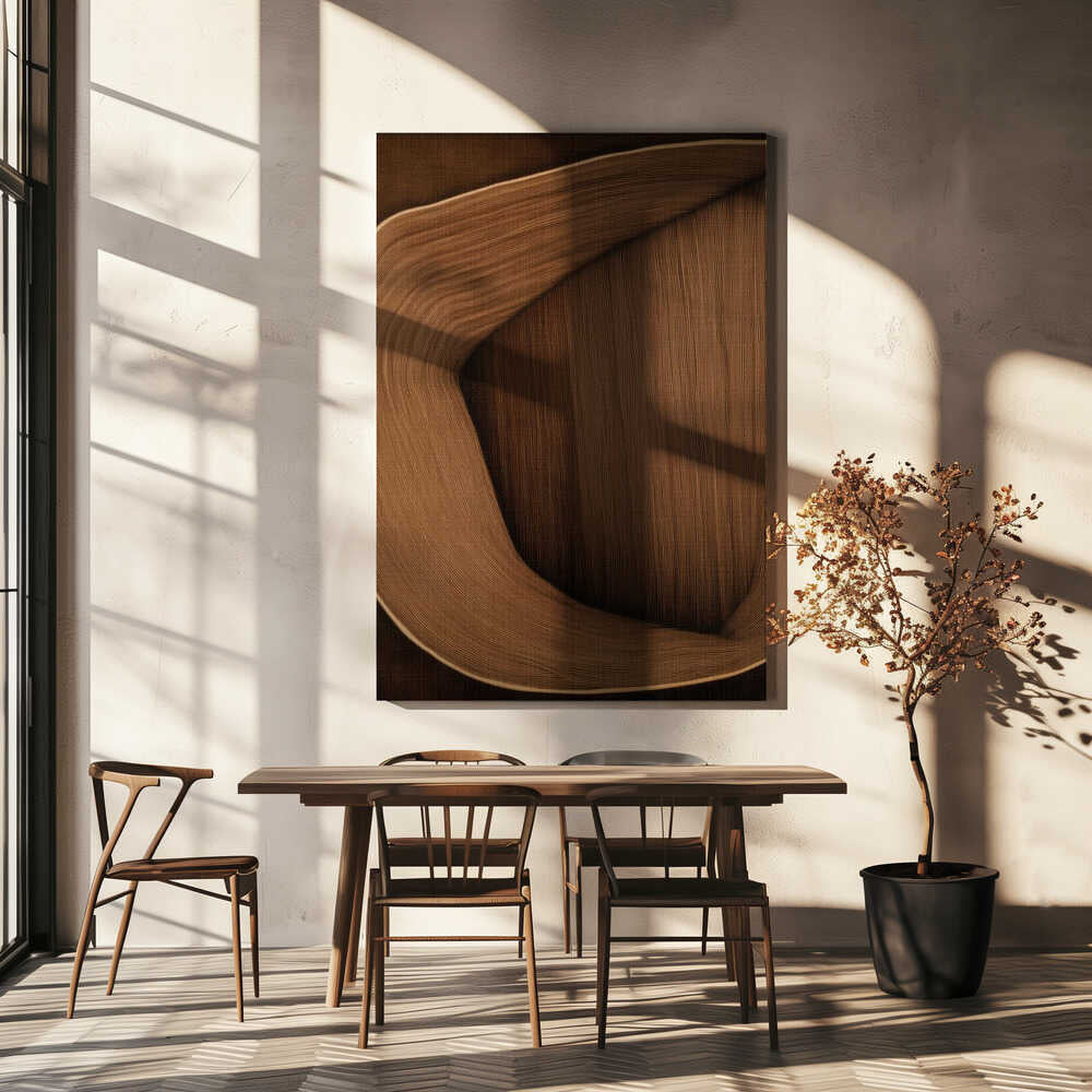 Wall art Caramel lines I