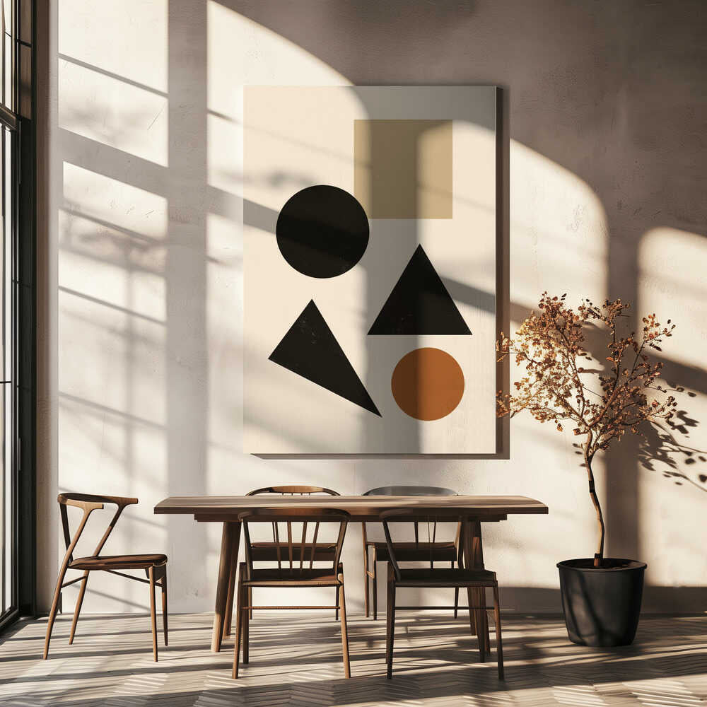 Wall art Minimalist geometric composition 07