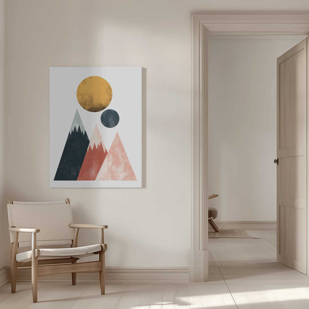 Wall art Two Moons