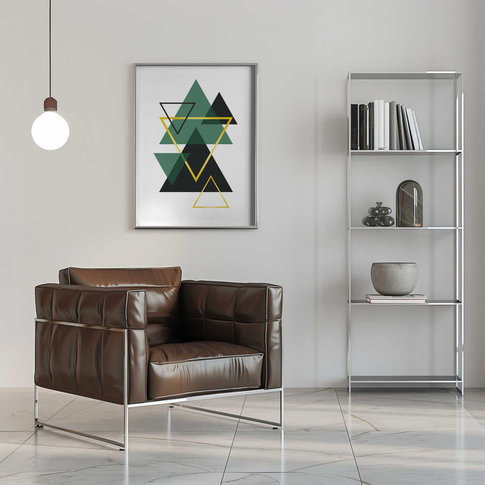 Wall art Minimal Triangle Collection #2