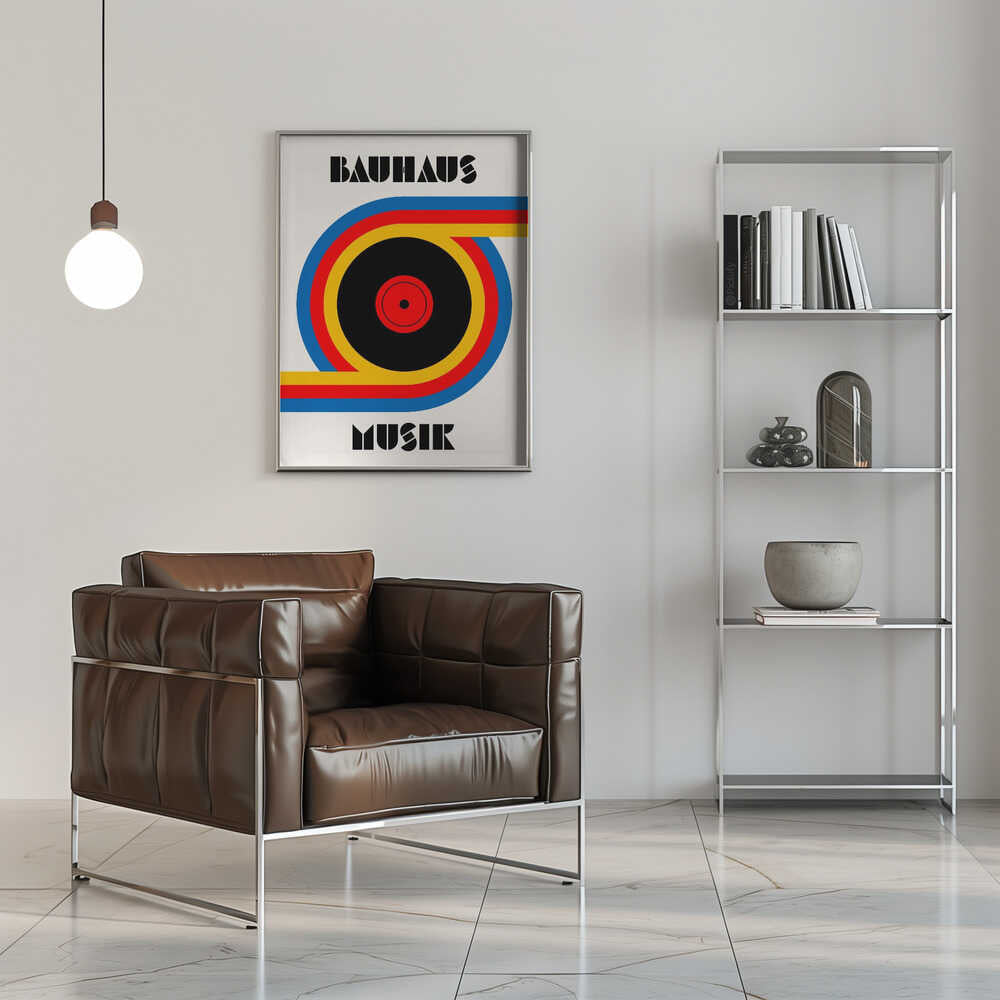 Wall art Bauhaus Musik Vinyl