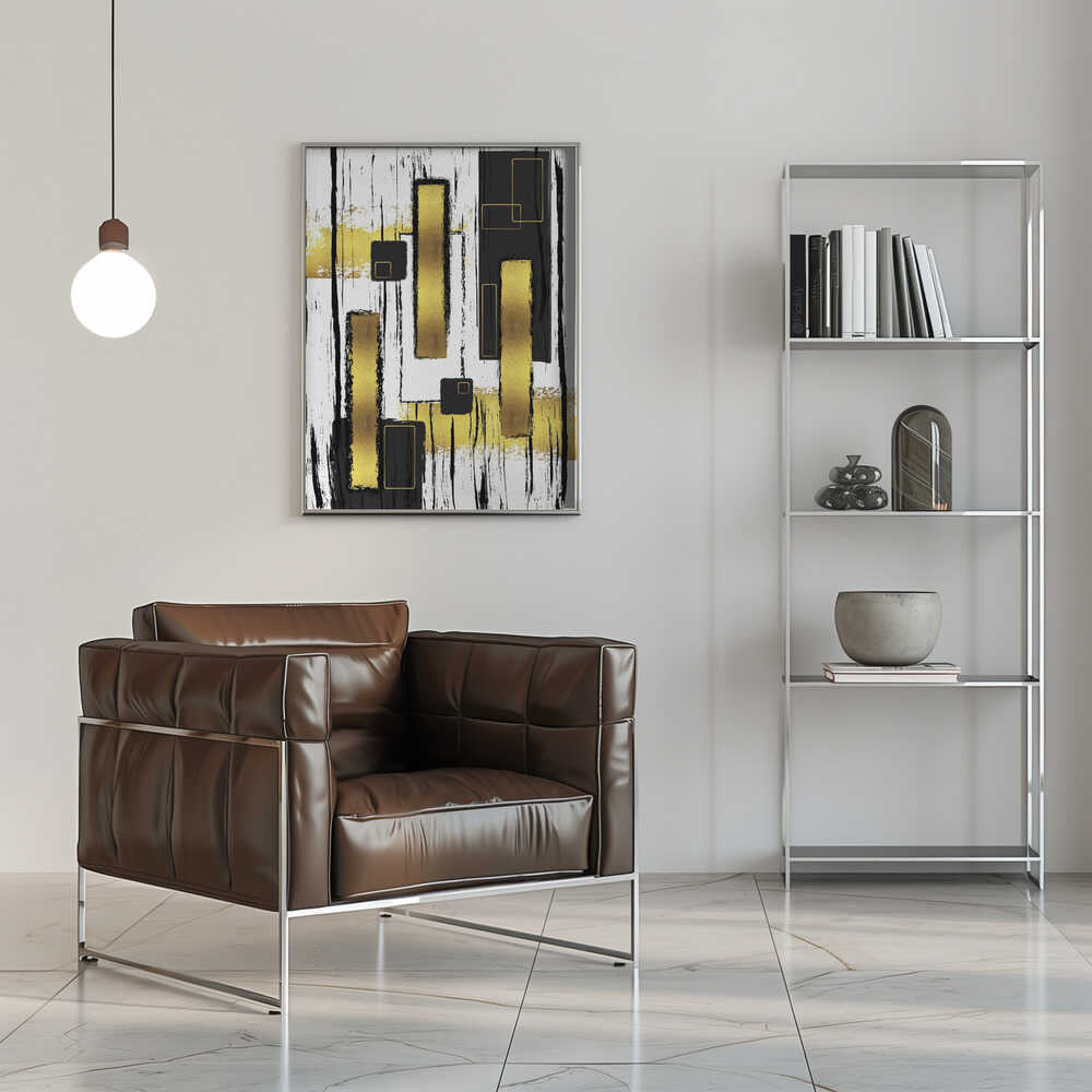 Wall art ABSTRACT ART Lively geometric fun