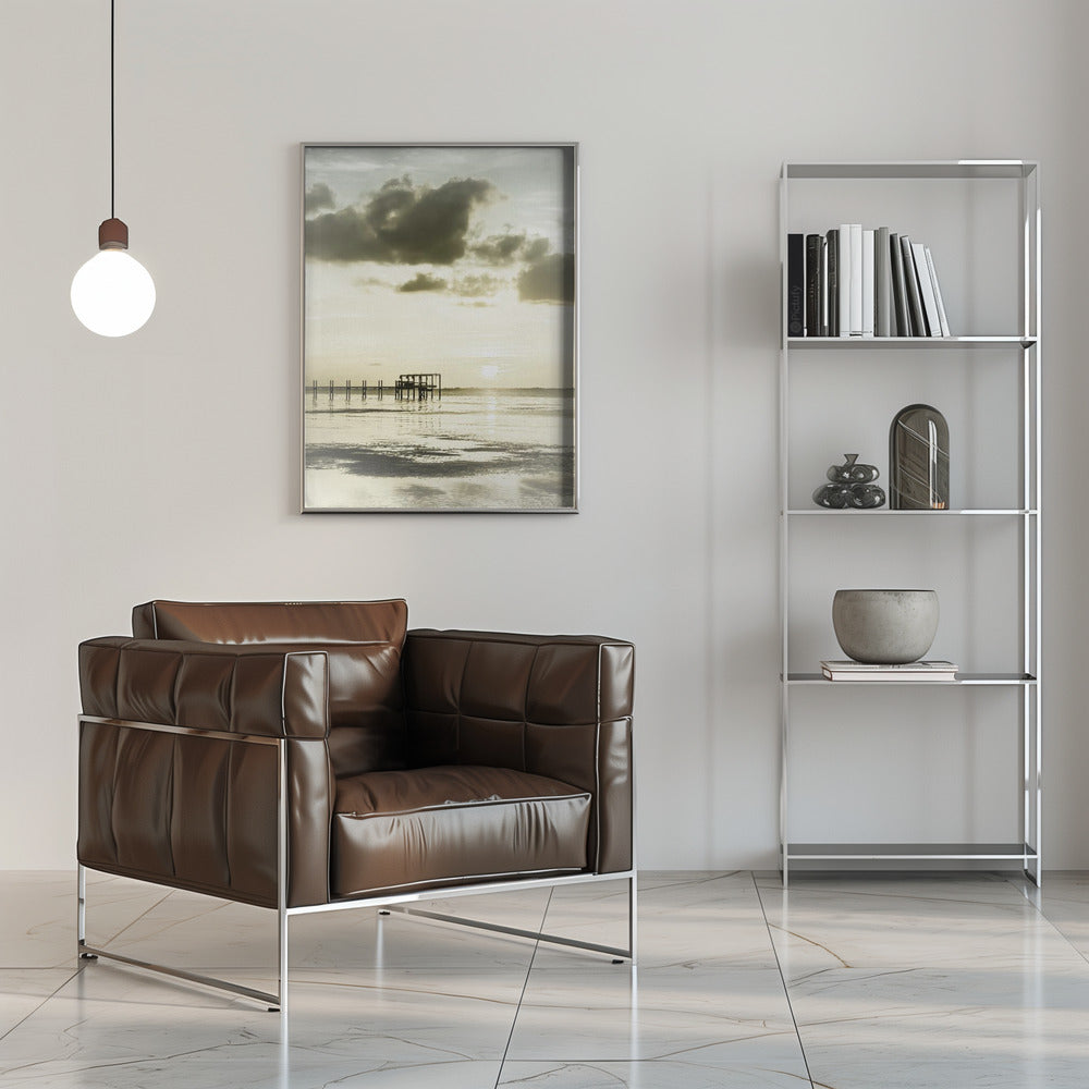 Landscape Photography Canvas Print-wall-art-vintage-bokeelia-sunset-