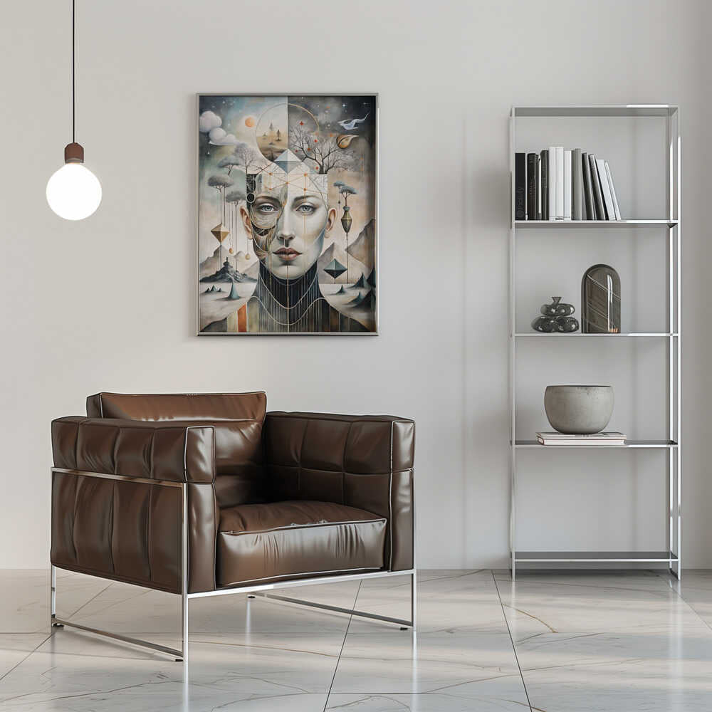 Wall art The Divided Self